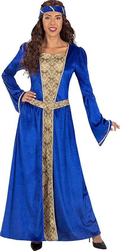 Funidelia Blauw Middeleeuwse Prinses Kostuum voor Vrouwen - Maat M