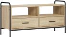 vidaXL Tv-meubel 67,5 x 33 x 50 cm Sonoma Eiken Bewerkt hout