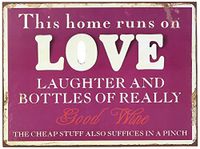 La Finesse Decoratieve Hangende Beschilderde Metalen Muur Plaque/Teken, Love
