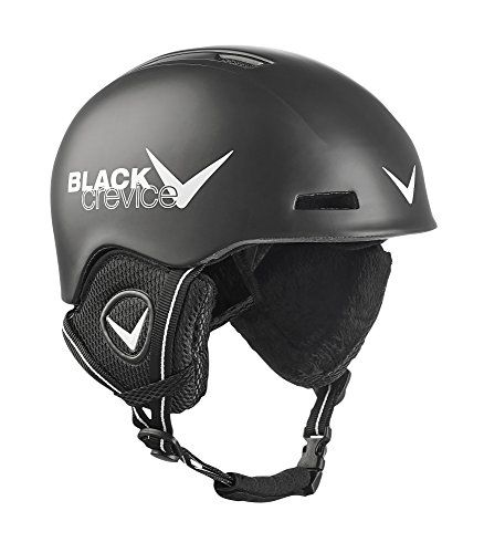 Black Crevice Stubai Skihelm voor kinderen, zwart, 2022