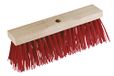 Kerbl 29520 Straatbezem, breedte 42 cm, extra groot, rode borstelharen