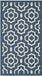 Safavieh CY6926 In- en Outdoor tapijt, geweven polypropyleen CY6926 90 x 150 cm marineblauw/beige