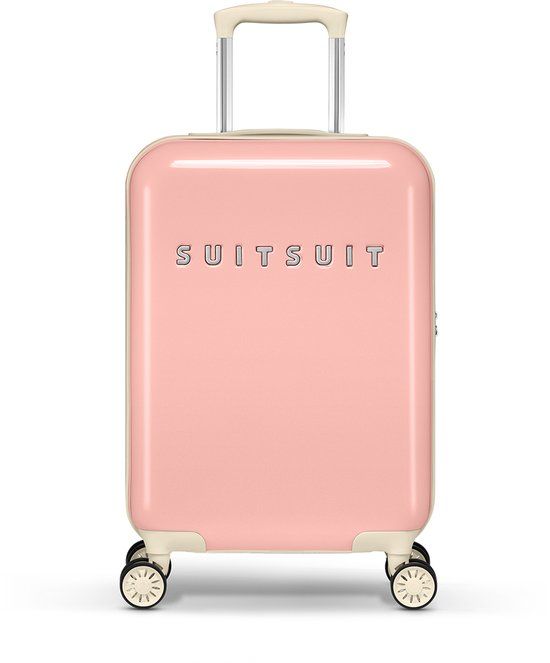 SUITSUIT Fabulous Fifties Handbagage Koffer 55x35x20 - Papaya Peach