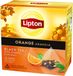 Lipton Orange Tea - 80 Theezakjes Piramid - Zwarte Thee Sinaasappel - 4 x 20 Zakjes - Voordeelverpakking