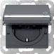 Gira SCHUKO-WCD KD BSF + SP System 55 Anthracite