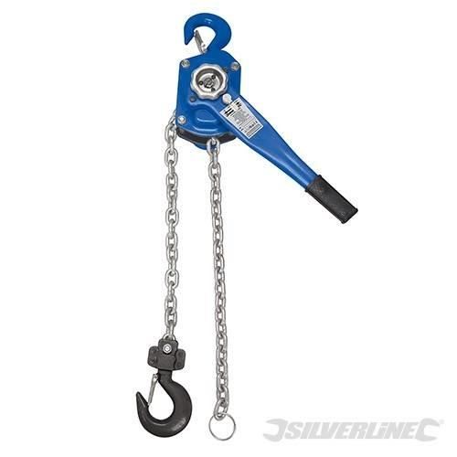 Silverline 0.75 ton | 1.5 meter Ratchet Hoist