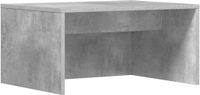 vidaXL Wandbureau Beton Grijs Bewerkt Hout