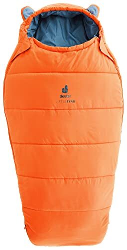 Deuter Unisex Jeugd Little Star kinderslaapzak, saffron-Slateblue, Regular