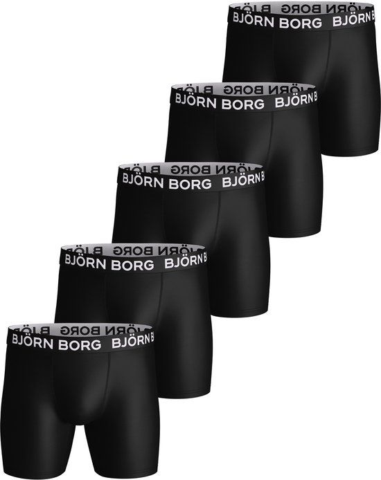 Björn Borg Sports Microfiber Boxershorts Heren (5-pack) - Maat XL