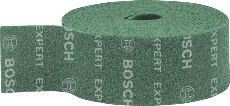 Bosch Abrasive Roll - 115mm x 10m - Green - For Metal & Wood - Removing Paint