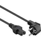 Allteq C15-1500-B câble d'alimentation Noir 15 m CEE7/4