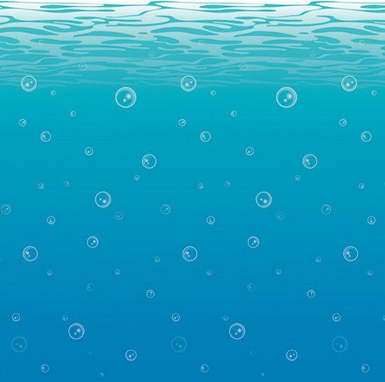 Beistle Undersea Backdrop - 4 ft x 30 ft - 0034689520719