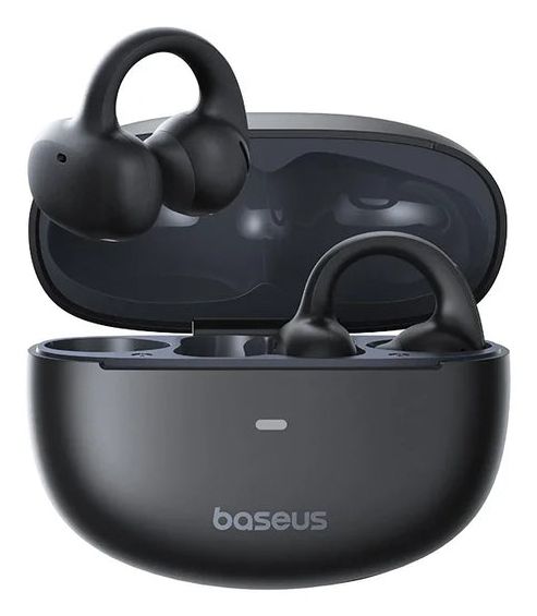 Baseus Bowie MC1 Clip On Open-Ear Sport Oordopjes - Zwart