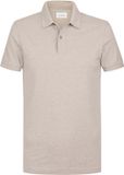 Profuomo Piqué Poloshirt Beige - Maat M - Heren
