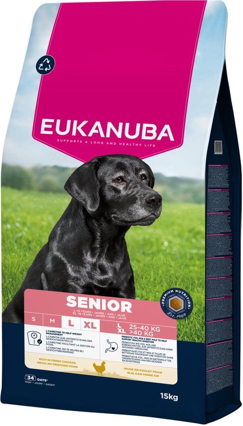 Eukanuba Senior Large Breed Kip - Hondenbrokken - 15 kg
