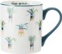 Mikasa - Plant Mok - Porselein - Met Print - 280ml