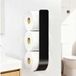 Unyqoos® Zelfklevende toiletrolhouder van metaal – Wandmontage zonder boren