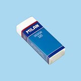 Box MILAN Box met 24 afgeschuinde gummetjes 4824 wit