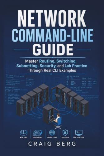 Network Command- Line Guide: Master Routing, Switching, Subnetting, Security, and Lab Practice Through Real CLI Examples