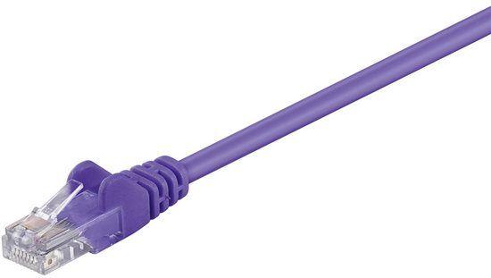 Merkloos DSIT CAT5E Netwerkkabel - RJ45 - Paars - 20 m