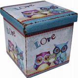 Biscottini Opvouwbare poef van eco-leer