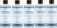 Claudius Cosmetics B.V. Douchegel White Lotus 500 ml - set van 5 stuks