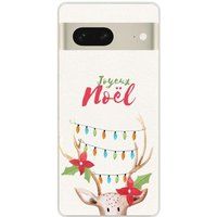 Google Pixel 7 Zachte Siliconen Case Lichtgevend Rendier