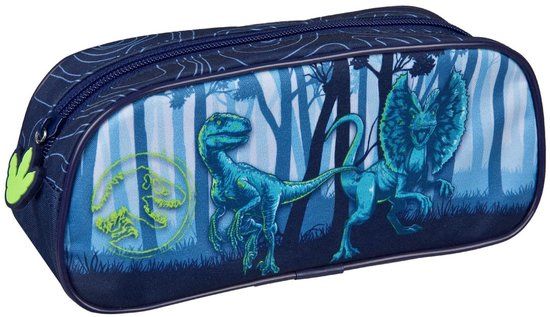 Jurassic World Etui Meerkleurig Polyester Soft case 1 Vak Rechthoek Dieren Kinderen