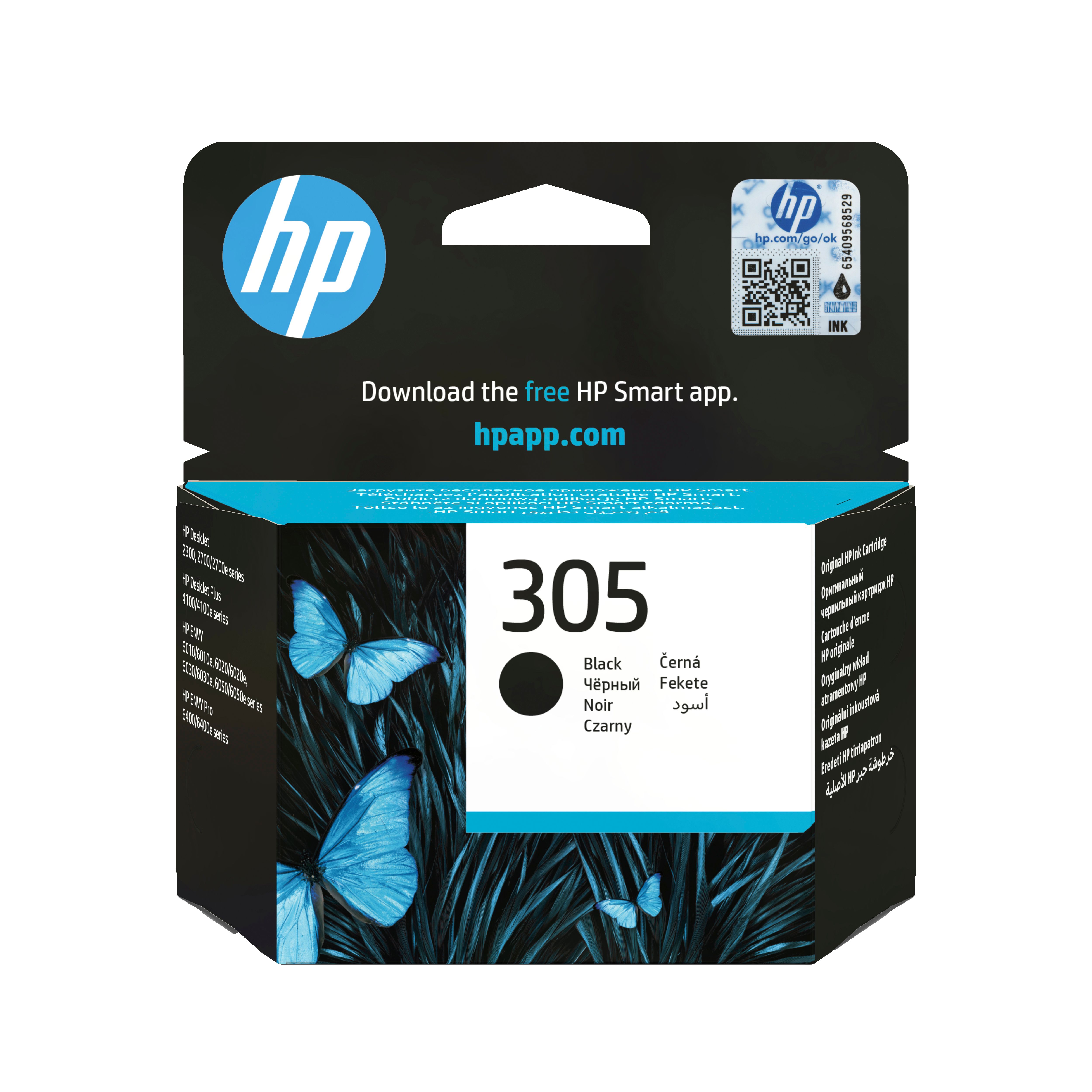 HP 305 Zwarte Inktcartridge - Origineel