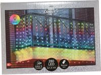 Anna's Collection Lichtgordijn - 280 LED lampjes - Kleurveranderend - RGB - 300 x 140 cm - Met afstandsbediening