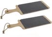 Item International Luxe Houten Snijplanken 42 x 15 cm - Zwart (2 stuks)