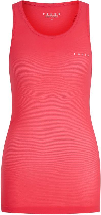 FALKE Ultralight Cool sneldrogend functioneel materiaal mouwloze functioneel shirt dames rood - maat XL