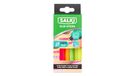 SALKI Lijmstiften in couleurs néon (mini), petite boîte, séchage rapide, pour utilisation avec pistolets à colle uniquement, adapté pour le bricolage, les éléments décoratifs, les chapeaux, etc.