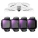 NEEWER ND-filterset compatibel met DJI Flip Drone (4-pack), ND8 ND16 ND32 ND64 Snap On Multicoated HD Optisch Glas Neutrale Dichtheid Lens Filter Accessoires Kit, FL-N34