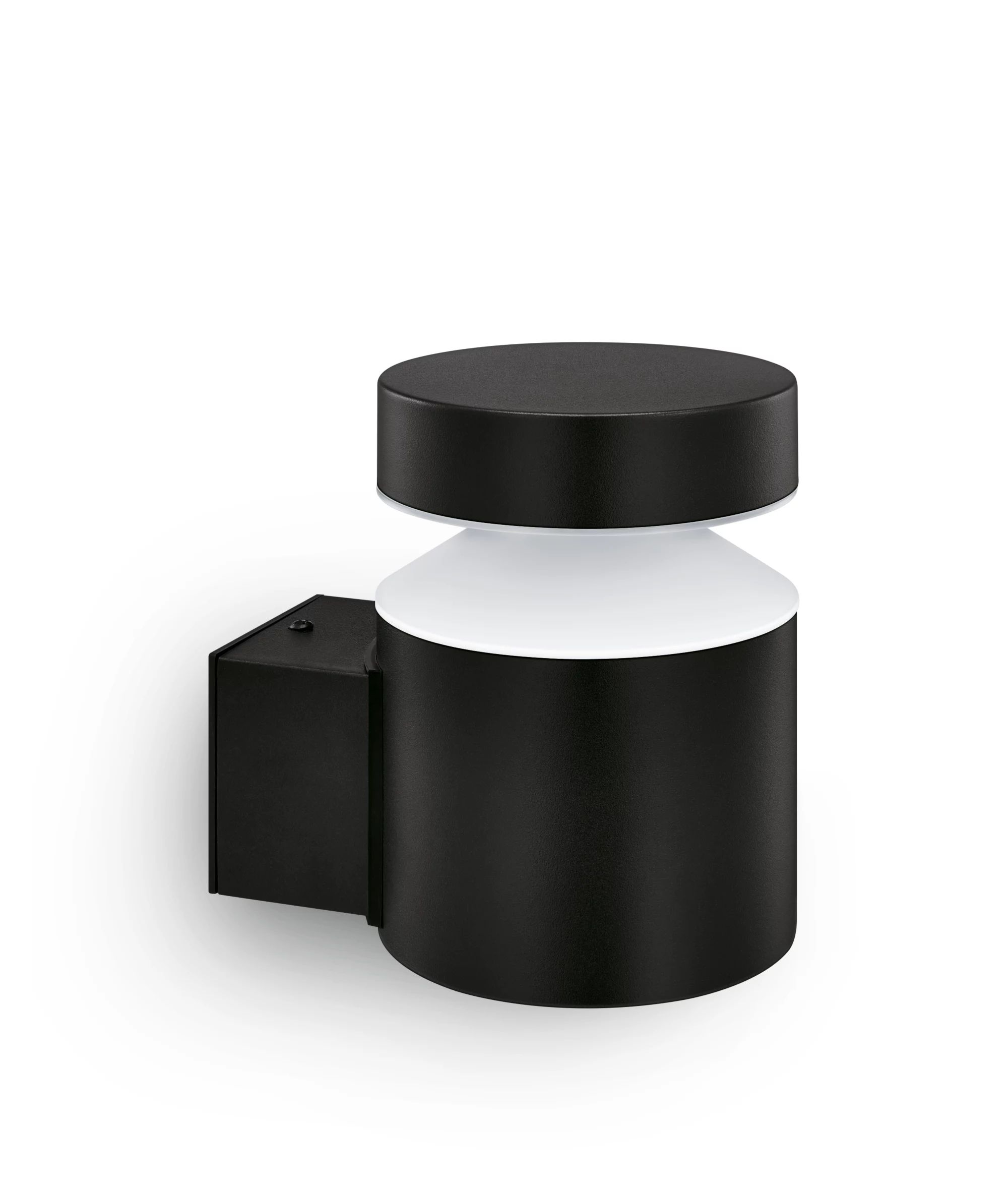 Philips Hue Philips Laven Zwart Wandlamp IP44 6W Warm Wit Licht