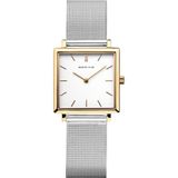 Bering 18226-010 Polshorloge Dames Kwarts Classic Zilverkleurig/Goudkleurig Staal Saffierglas 3 ATM