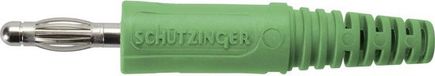 Schützinger DI FK 9 L Ni / GN Veerkorfstekker Vert 1 pièce(s)