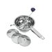 Metaltex Milly Passeerzeef - 20cm - RVS - Incl. 3 Roosters