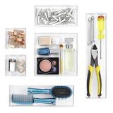 Whitmor 6789-4952 transparante lade-organizer, set van 6