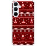 Samsung Galaxy A35 5G Bedrukt siliconen hoesje pull de noel santa