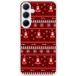 Samsung Galaxy A35 5G Bedrukt siliconen hoesje pull de noel santa