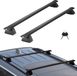 VEVOR Dakdrager dwarsstangen, compatibel met 2011-2021 Jeep Grand Cherokee met gegroefde zijrails, 200 lbs draagvermogen, aluminium dwarsbalken met sloten, voor bagagedrager, bagage, kajakfiets