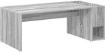 vidaXL Salontafel, grijs Sonoma, 101,5 x 50 x 37 cm, bewerkt hout