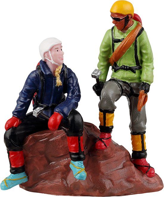 Lemax - Mountain Climbers - Kersthuisjes & Kerstdorpen - Polyresin - 7.50 cm