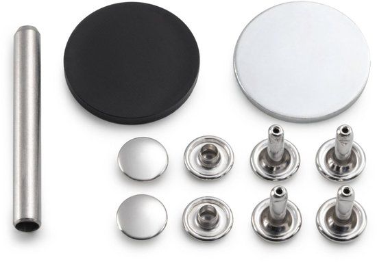 Prym Holnieten voor stofdikte 6-9 mm. - chroom