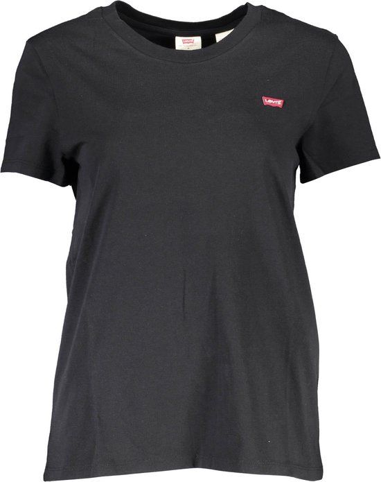 Levi's T-shirt Perfect Tee zwart - 5400599010674