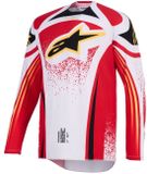 Outdoorshirt Alpinestars Jersey Techstar Nomur Gray/Red/Black XXL