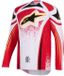 Alpinestars Maillot Techstar Nomur Gris/Rouge/Noir XXL