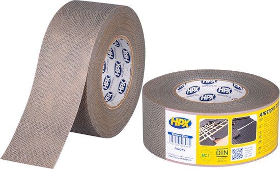 HPX Airtight Roof afdichtingstape - grijs - 60 mm x 25 m