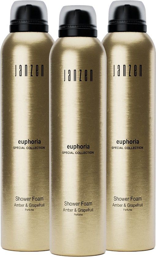 JANZEN Shower Foam Euphoria 3-pack
